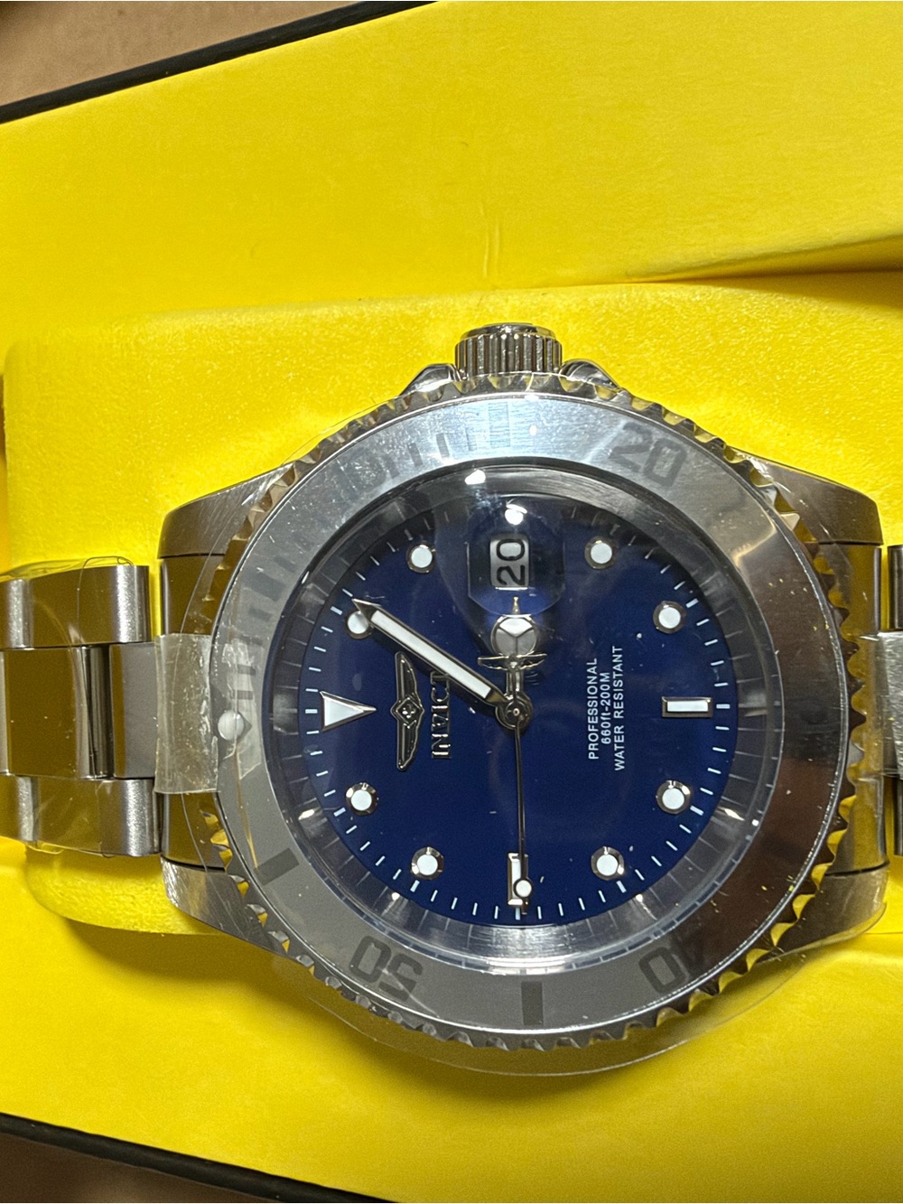 Invicta Pro Diver Coastpath 40mm Blue Dial Stainless Watch 34023 NWT